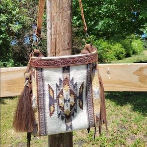 Saddle blanket crossbody